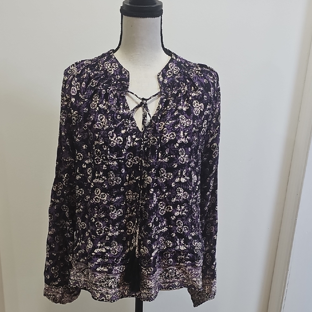 Floral Purple Women's Top